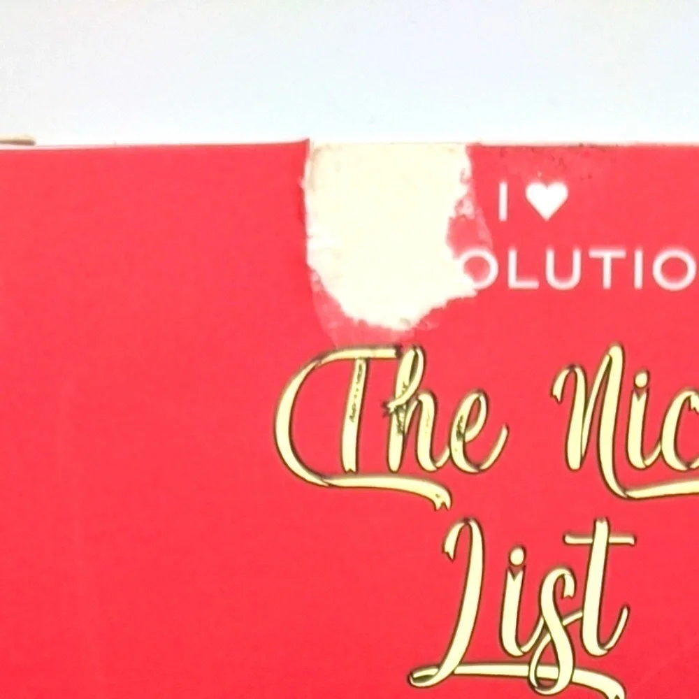 I Heart Revolution Eyeshadow Palette The Nice List NIB